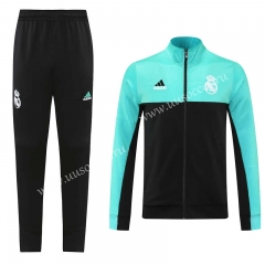 2021-2022 Christmas version Real Madrid Black&Green  Soccer Jacket Uniform-LH
