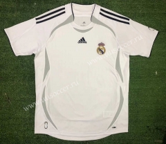 2021-2022 Real Madrid White Thailand Soccer Training Jersey-416