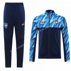 2021-2022 Christmas  Edition  Arsenal Blue Thailand Soccer Jacket Uniform- LH