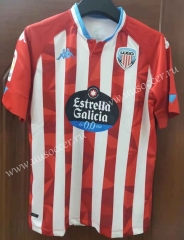 2021-2022 Club Deportivo Lugo Home Red&White Thailand Soccer Jersey AAA-7T