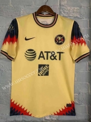 special edition 2021-2022 Club America  Away Yellow  Thailand Soccer Jersey AAA-802