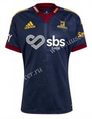 2022 Highlanders Home Blue  Rugby Jersey