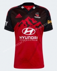 2022 crusader Home Red Rugby Shirt