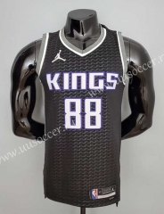 2022 CIty Version NBA Sacramentos Kings Black  #88 Jersey-SN