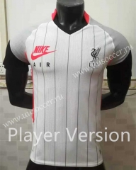 Player Version 2021-2022 Liverpool Gray&White Thailand Soccer Jersey AAA-SJ