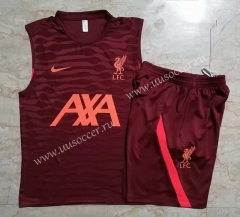 2021-22 Liverpool  Red Soccer Vest-815