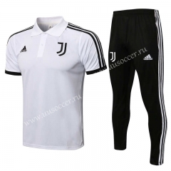2021-2022 Juventus White Thailand Polo Uniform-815