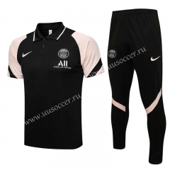 2021-2022 nike Black Thailand Polo Uniform-815