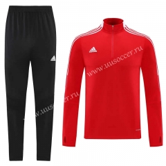 2021-22 Addia Royal Red Training  Tracksuit Uniform-LH