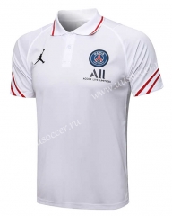 2021-2022 PSG White   Thailand Polo Shirts-815