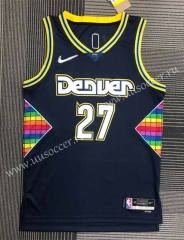 2022 City Version NBA Denver Nuggets Black#27 Jersey-311