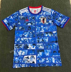 Anime version 2021-2022  Japan Home Blue  Thailand Soccer jersey AAA-416