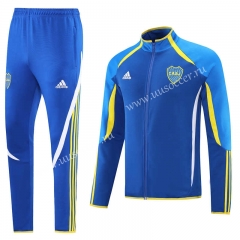 Commemorative Edition 2021-2022 BOCA Juniors Cai Blue Soccer Jacket Uniform-LH