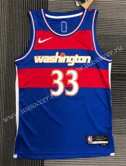 2022 City Version NBA Washington Wizards Blue  #33 Jersey-311