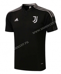 2021-2022 Juventus Black Thailand Polo Shirts-815
