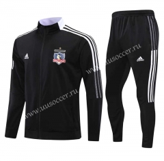 2021-2022 Colo-Colo Black Soccer Jacket Uniform-HR