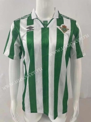 94-95 Real Betis Home White&Green Thailand Soccer Jersey AAA-503