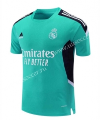 2021-2022 Real Madrid Green Thailand Soccer Training Jersey AAA-418
