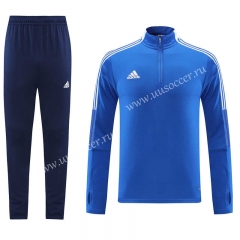 2021-22 Addia Blue  Training  Tracksuit Uniform-LH