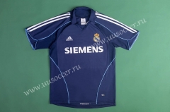 05-06 Retro Version Real Madrid Royal  Blue Thailand Soccer Jersey AAA
