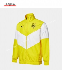 2021-2022 Borussia Dortmund Yellow&White Trench Coats