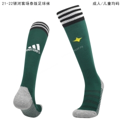 21-22 Los Angeles Galaxy  Away Green  Soccer Socks