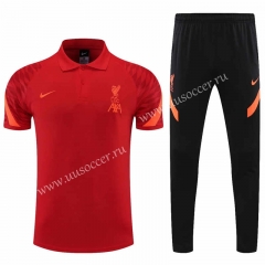 2021-22 Liverpool Red Polo Uniform-CS