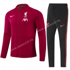 (s-3xl)2021-2022 Liverpool Red Thailand Soccer Jacket Uniform -GDP