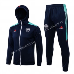 2021-2022 Arsenal Royal Blue Thailand Soccer Jacket Uniform- 815