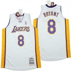 Mitchell&Ness03-04  NBA Lakers White #8 Jersey-311