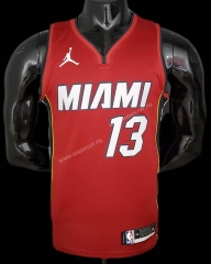 NBA Miami Heat Jordan Red  #13 Jersey-609