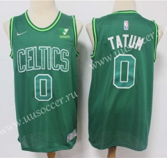 2021 Bonus version NBA Boston Celtics Green #0 Jersey