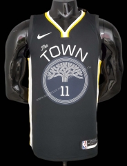 NBA Golden State Warriors Black  #11 Jersey-609