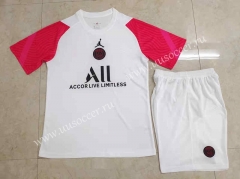 2021-2022 Paris SG  White Soccer Uniform-709