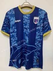 21-22 Cape Verde Blue Thailand Soccer Jersey-709