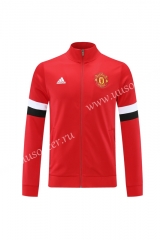 Fashion 2021-2022 Manchester United Red Thailand Soccer Jacket-LH