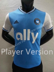 Player Version 2022-23 Charlotte Home Blue Thailand Soccer Jersey AAA-9926