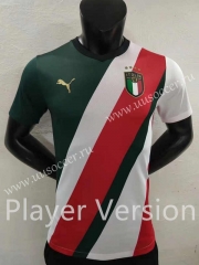 Player version 2022-23 special edition Italy Red&White&Green Thailand Soccer Jersey AAA-9926