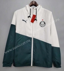 2021-2022 SE Palmeiras White&Green Wind Coat With Hat-WD