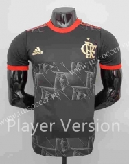 Player Version 2021-22 Flamengo 2nd Away Black Thailand Soccer Jersey AAA-888