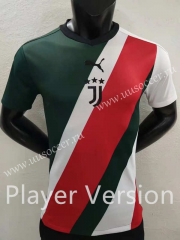 Player Version 2022-23 Special edition Juventus Red&Green  Thailand Soccer Jersey AAA