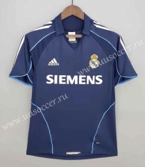 05-06 Retro Version Real Madrid Away Royal  Blue Thailand Soccer Jersey AAA-1658