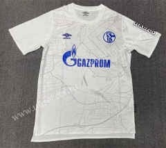 2021-2022 FC Schalke 04 Away White Thailand Soccer Jersey AAA-KS