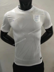 Player version 2022-23  England  Home White  Thailand Soccer Jersey AAA