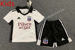 2022-23  Colo-Colo  Home White Youth/ Kids Soccer Uniform-GB