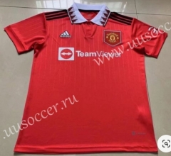 2022-23 Manchester United Home Red Thailand Soccer Jersey AAA