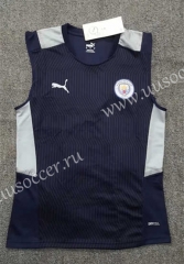 2022-23 Manchester City Royal Blue  Thailand Soccer Vest AAA-9171
