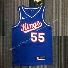 NBA Sacramentos Kings Blue #55 Jersey-311