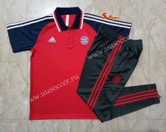 2021-22 Bayern München Red Thailand Polo Uniform-815