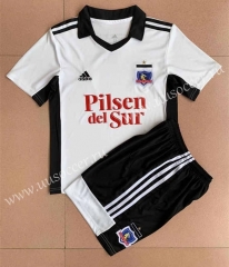 2022-23 CD Colo-Colo  Home White Soccer Uniform-AY